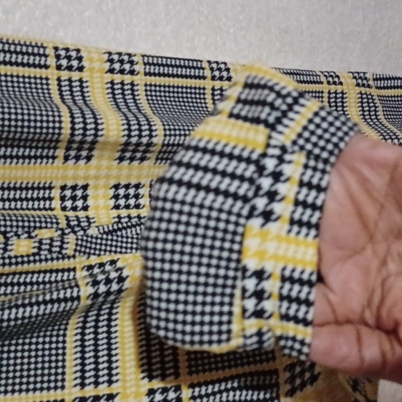 LOVE REP BLIC Big Girls Jumpsuit Yellow Plaid Cold Shoulder Size S (7-8). - Picture 6 of 14